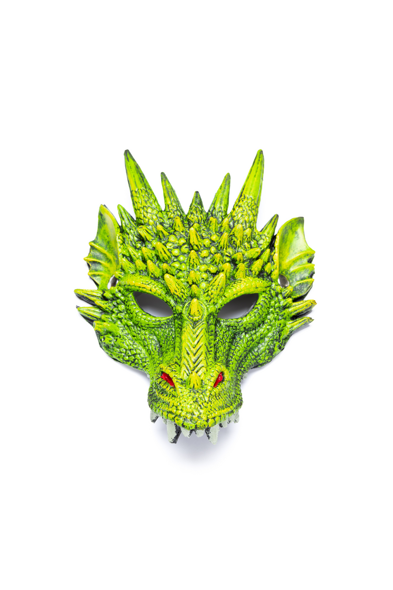 Great Pretenders Dragon Mask, Green – Bright Bean Toys