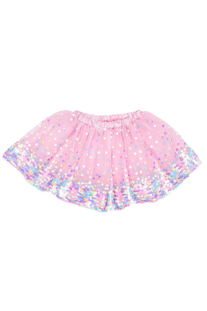Great Pretenders Party Fun Sequins Skirt, Pink/Neon, Size 4-6 Bright Bean Toys Great Pretenders Party Fun Sequins Skirt, Pink/Neon, Size 4-6 Bright Bean Toys