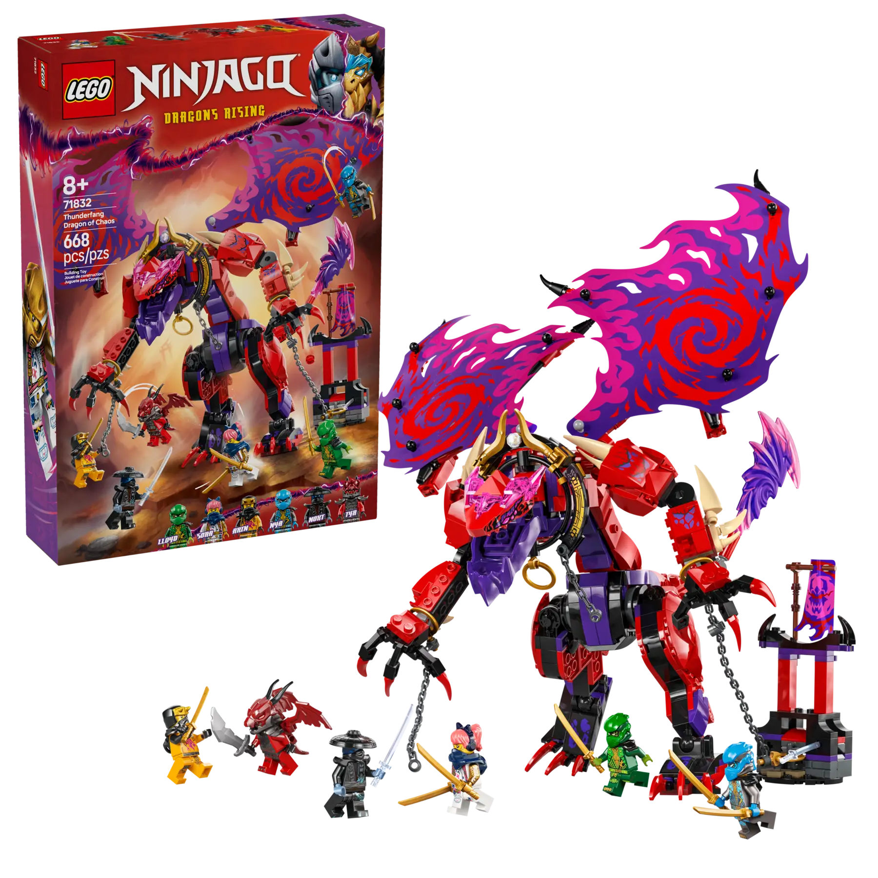 Lego Thunderfang Dragon of Chaos (71832) Bright Bean Toys