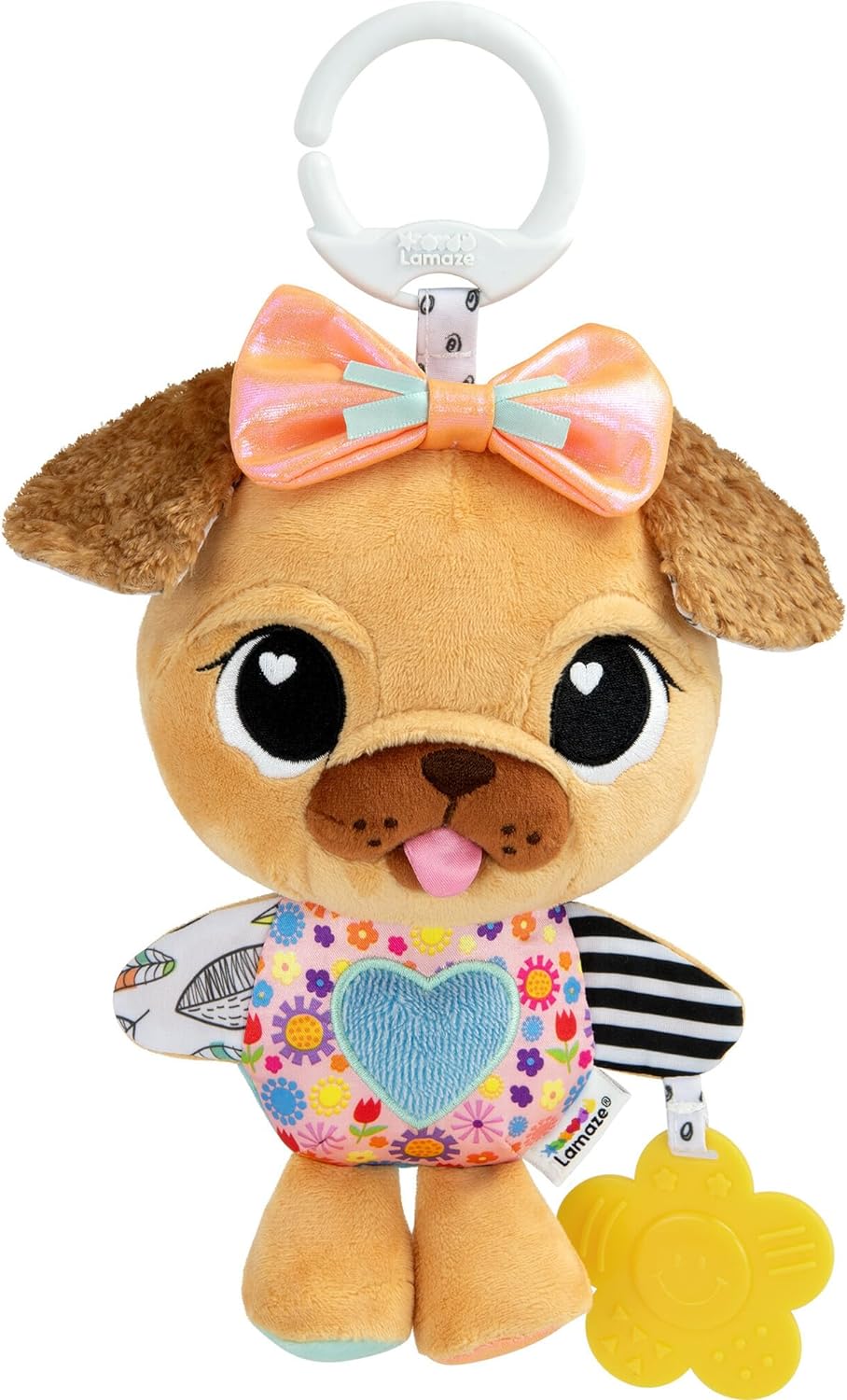 Lamaze Lovey The Pug – Bright Bean Toys - Main Image