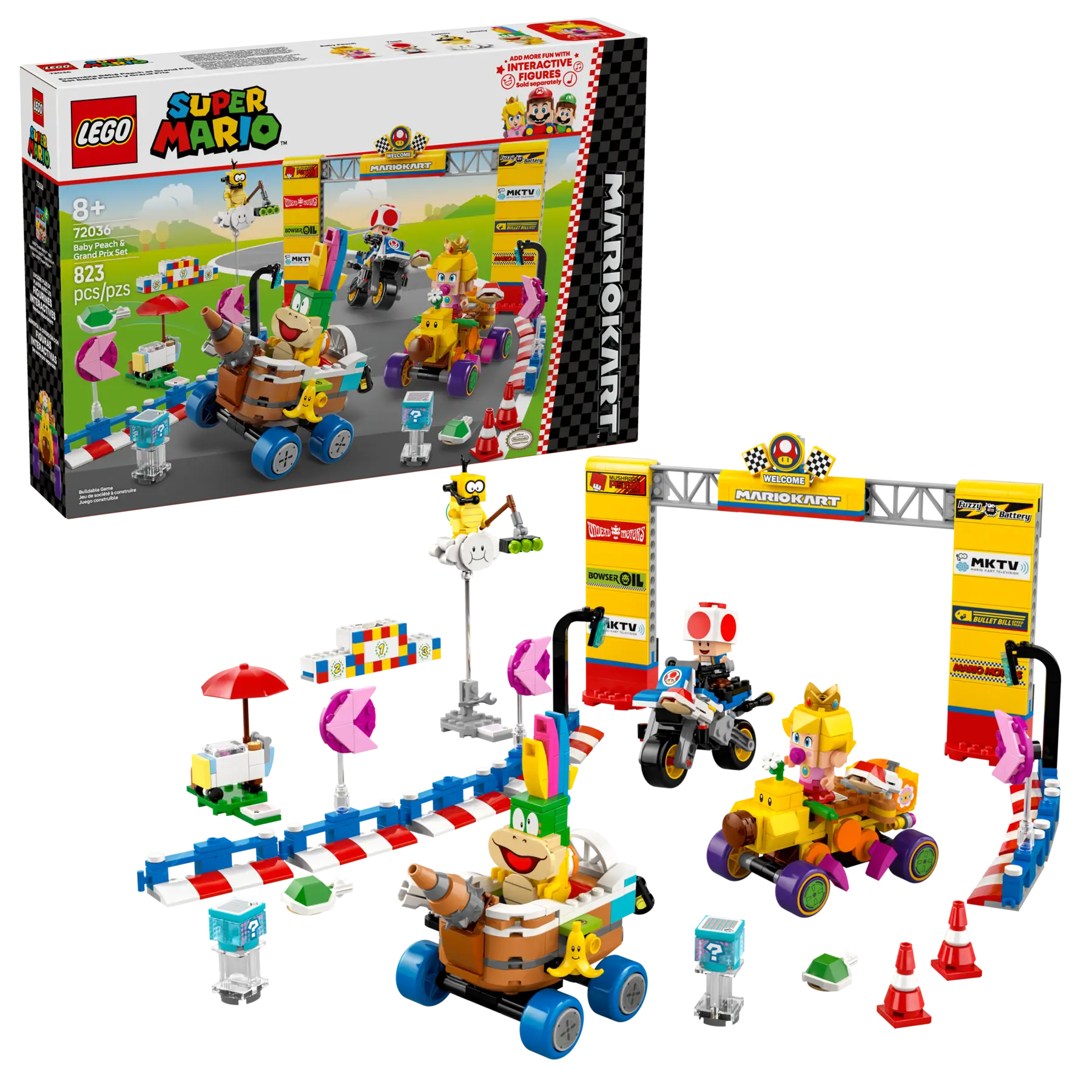 Lego Mario Kart™ – Baby Peach & Grand Prix Set (72036) – Bright