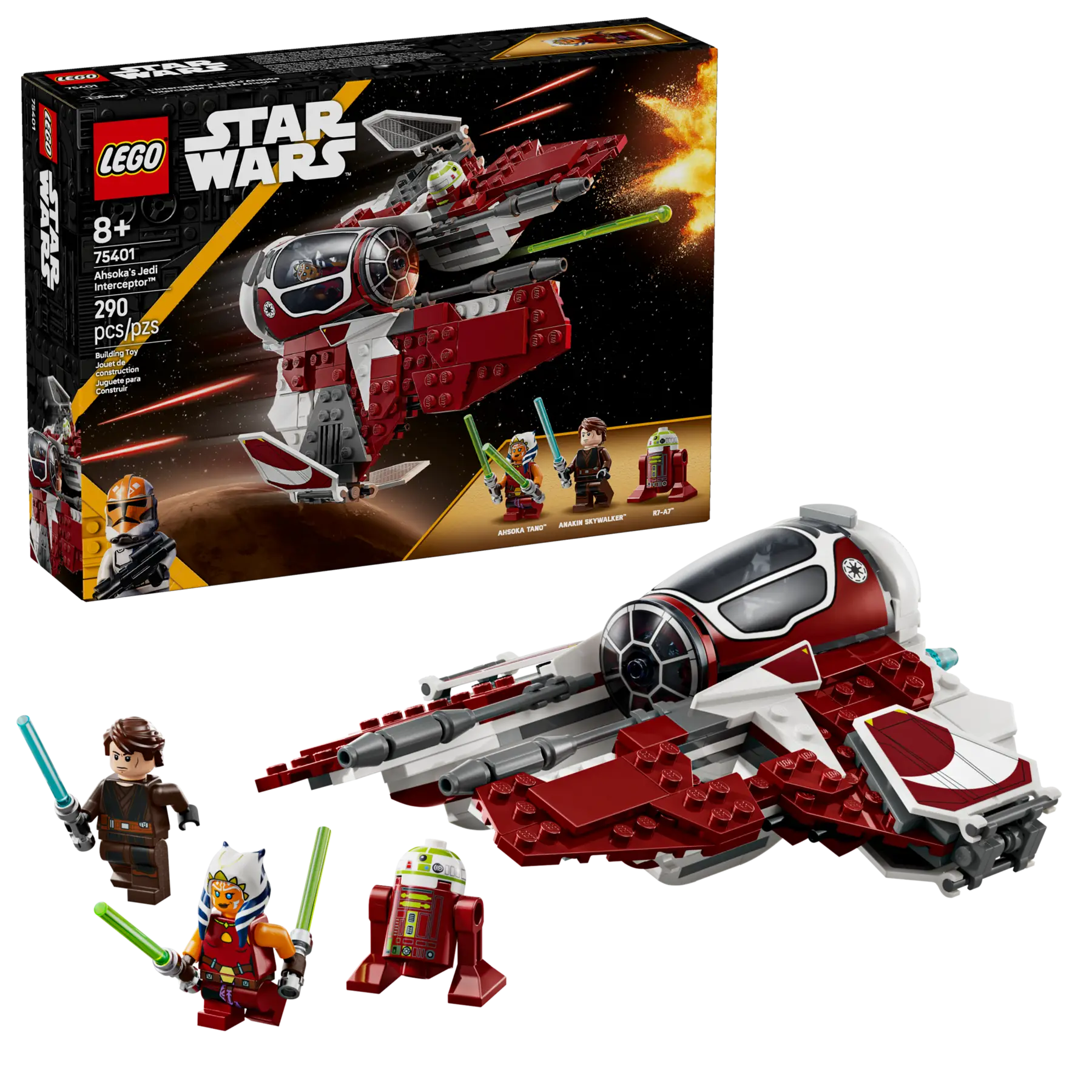 Lego Ahsoka's Jedi Interceptor™ (75401) – Bright Bean Toys