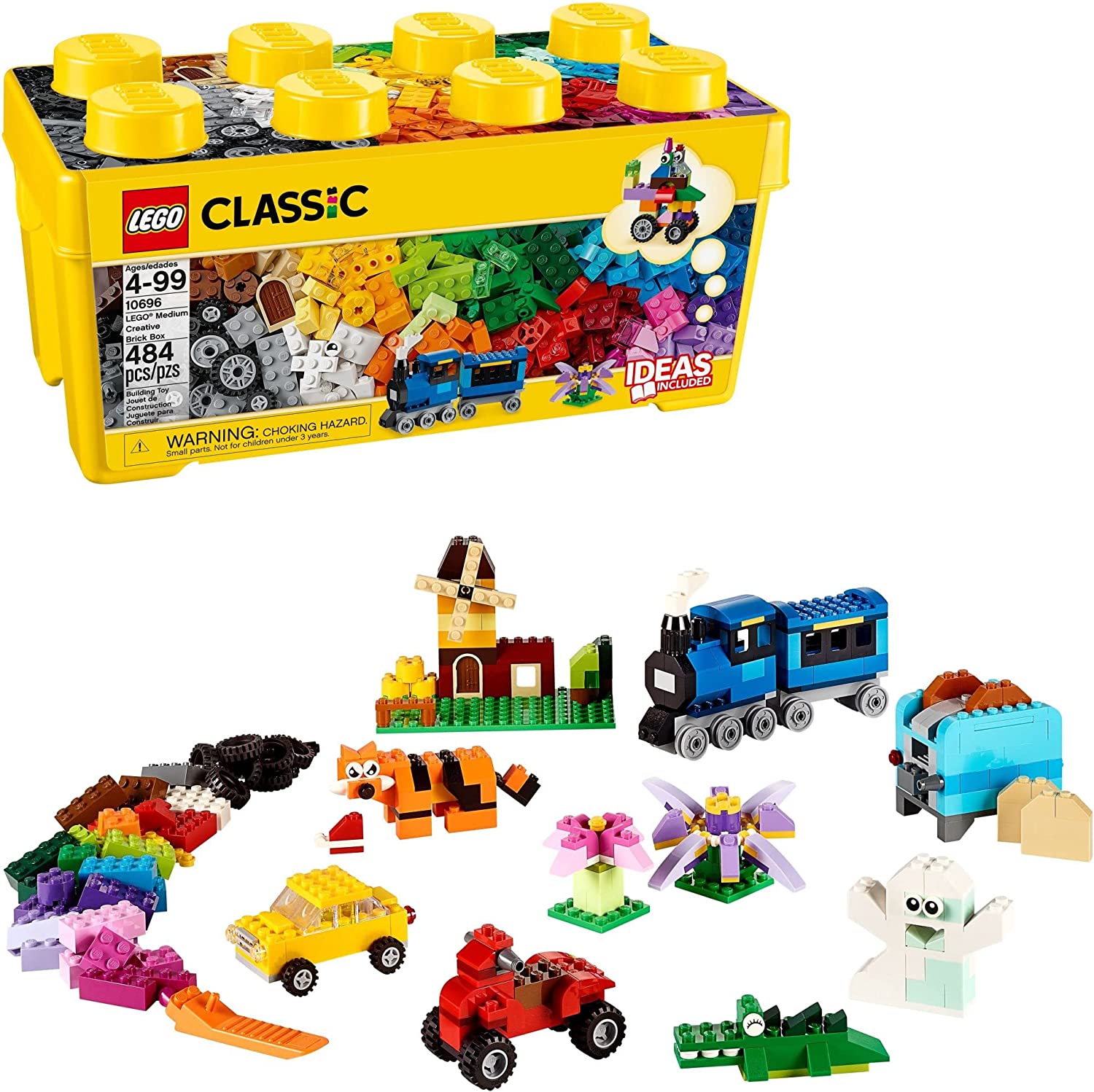 サプリメント ビーアップ Lego Classic LEGO® Medium Creative Brick Box (10696) – Bright Bean
