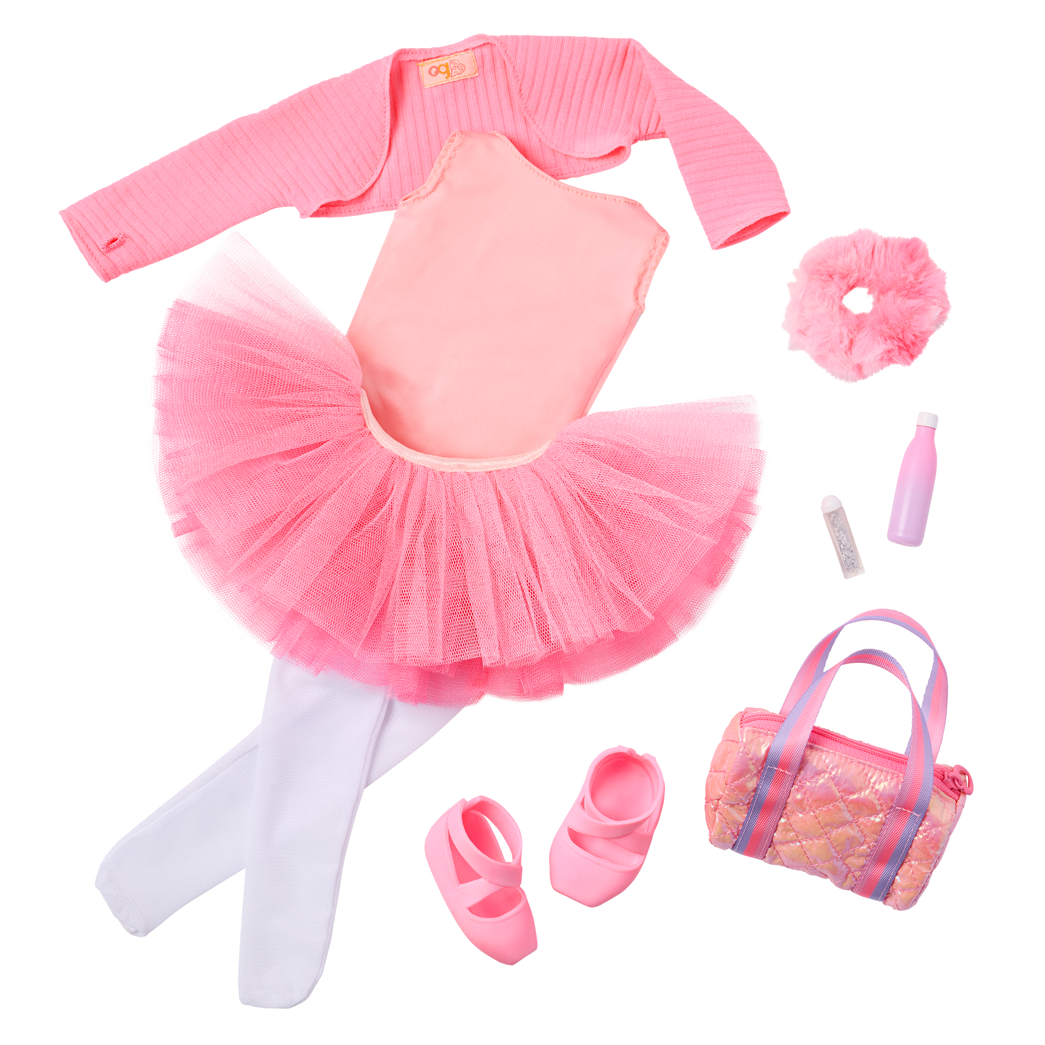 ballet gear Our Generation Outfit Ballet Dreams with Tricolored Skirt for 18" Doll – Bright Bean Toys