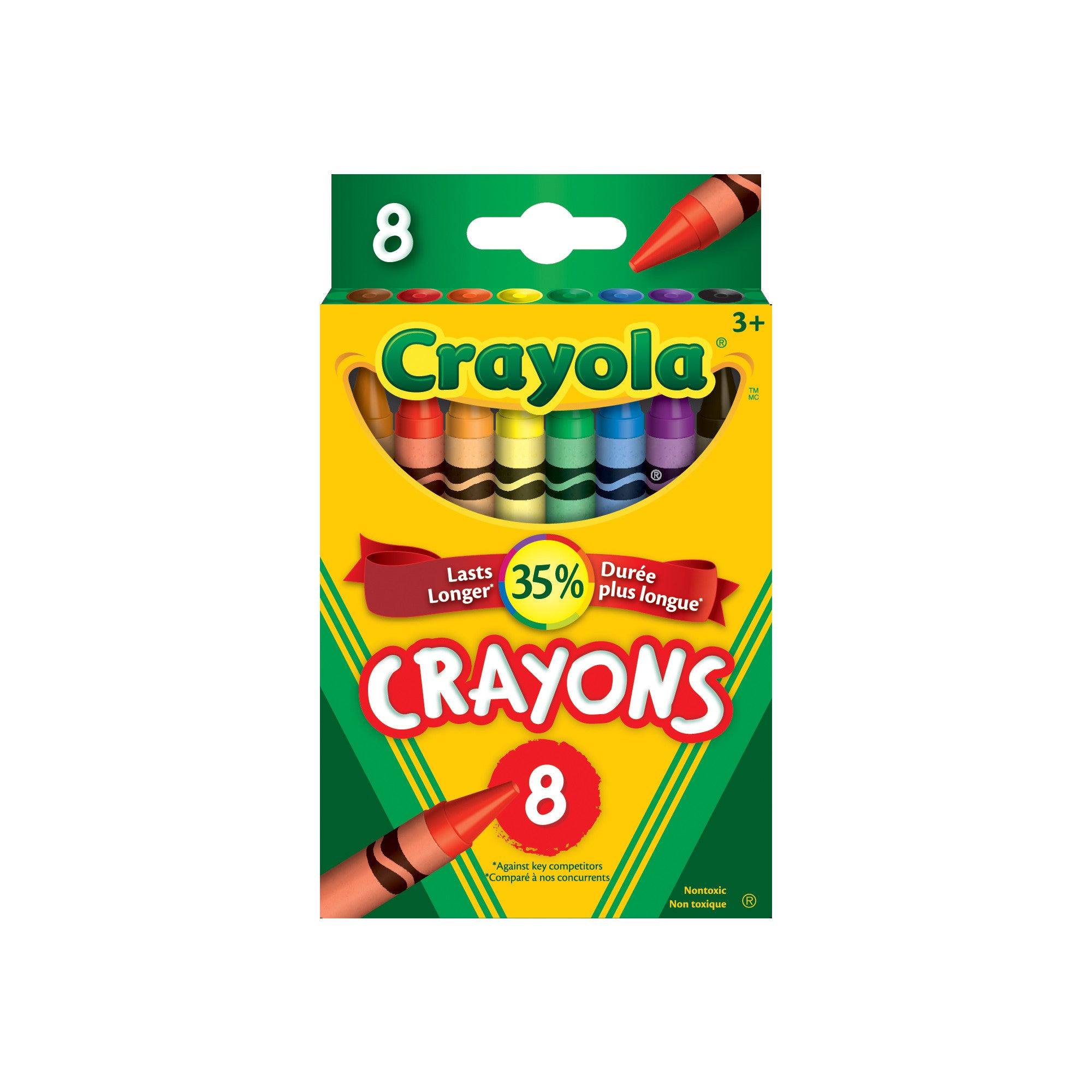 Crayola Crayola Classic Colour Pack Crayons-8 Colours – Bright Bean Toys