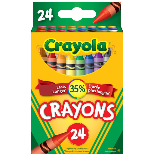 Crayola Classic Colour Pack Crayons-24 Colours
