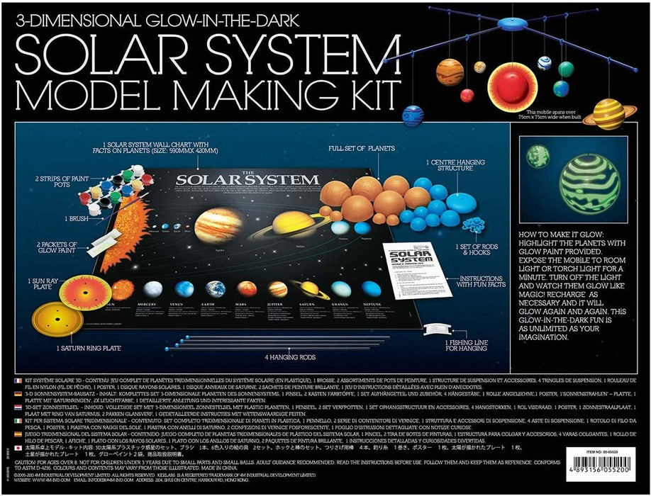 4M 3D Solar System Mobile Making Kit