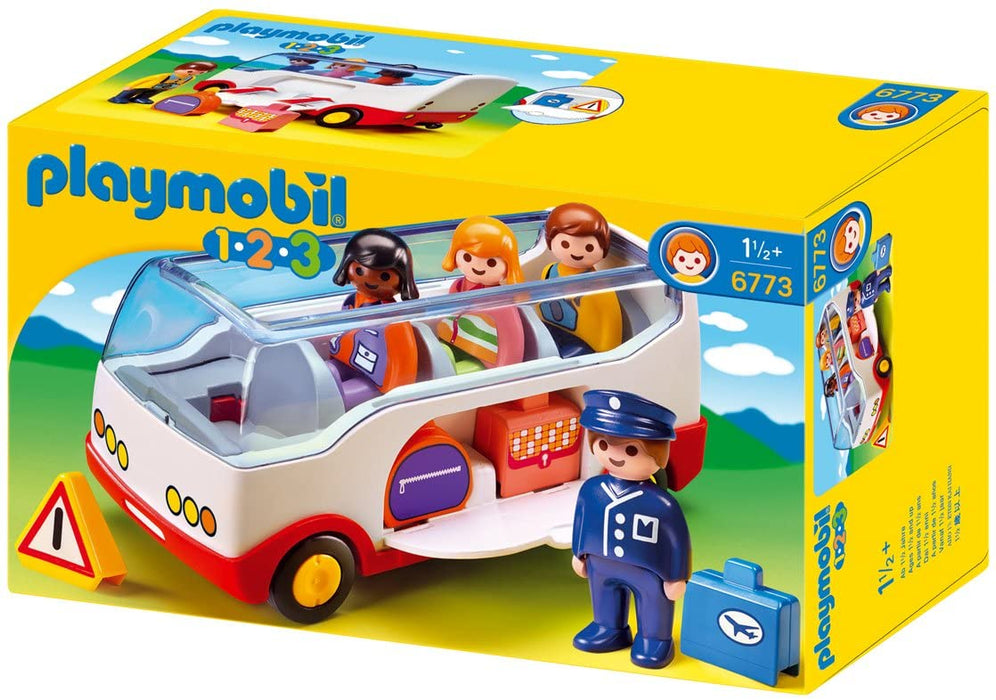 Playmobil 1.2.3 Airport Shuttle Bus