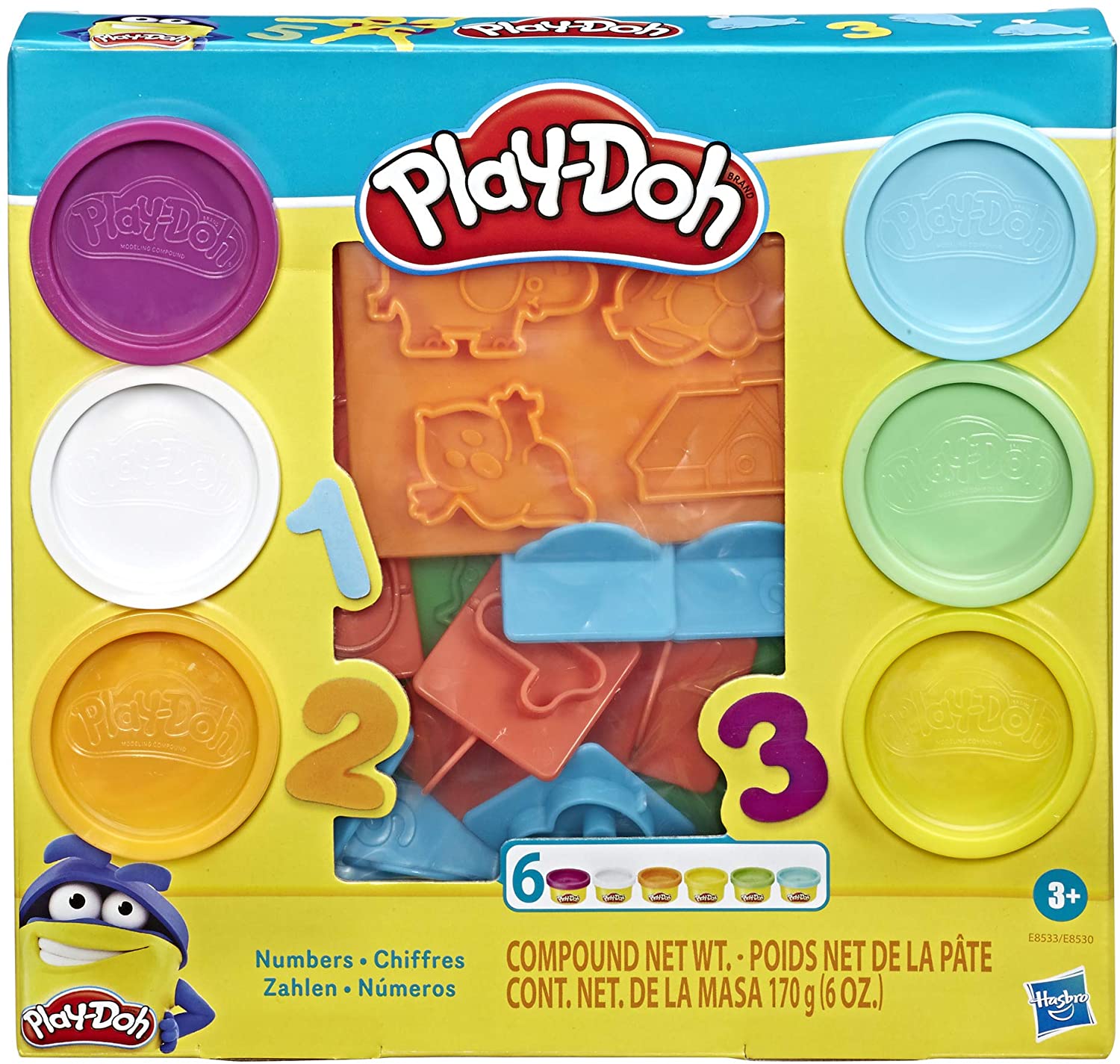 Play-Doh Fundamentals Numbers Stamper Tool Set – Bright Bean Toys
