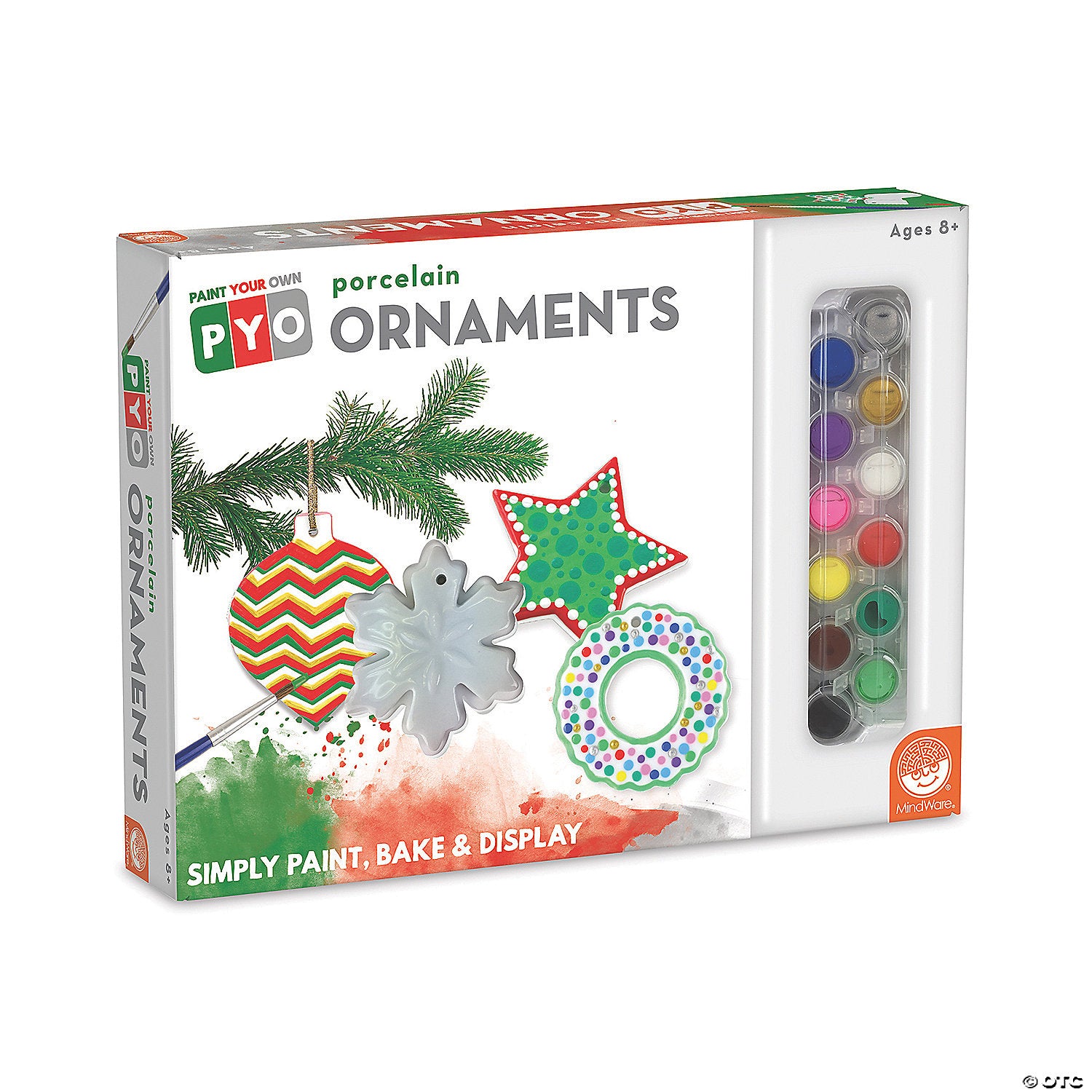 Mindwares Mindwares Paint Your Own Christmas Ornaments – Bright Bean Toys, image size:1500x1500