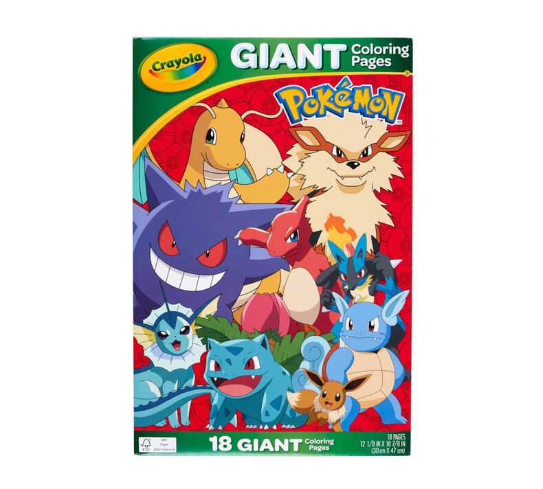 Crayola Giant Colouring Pages - Pokemon