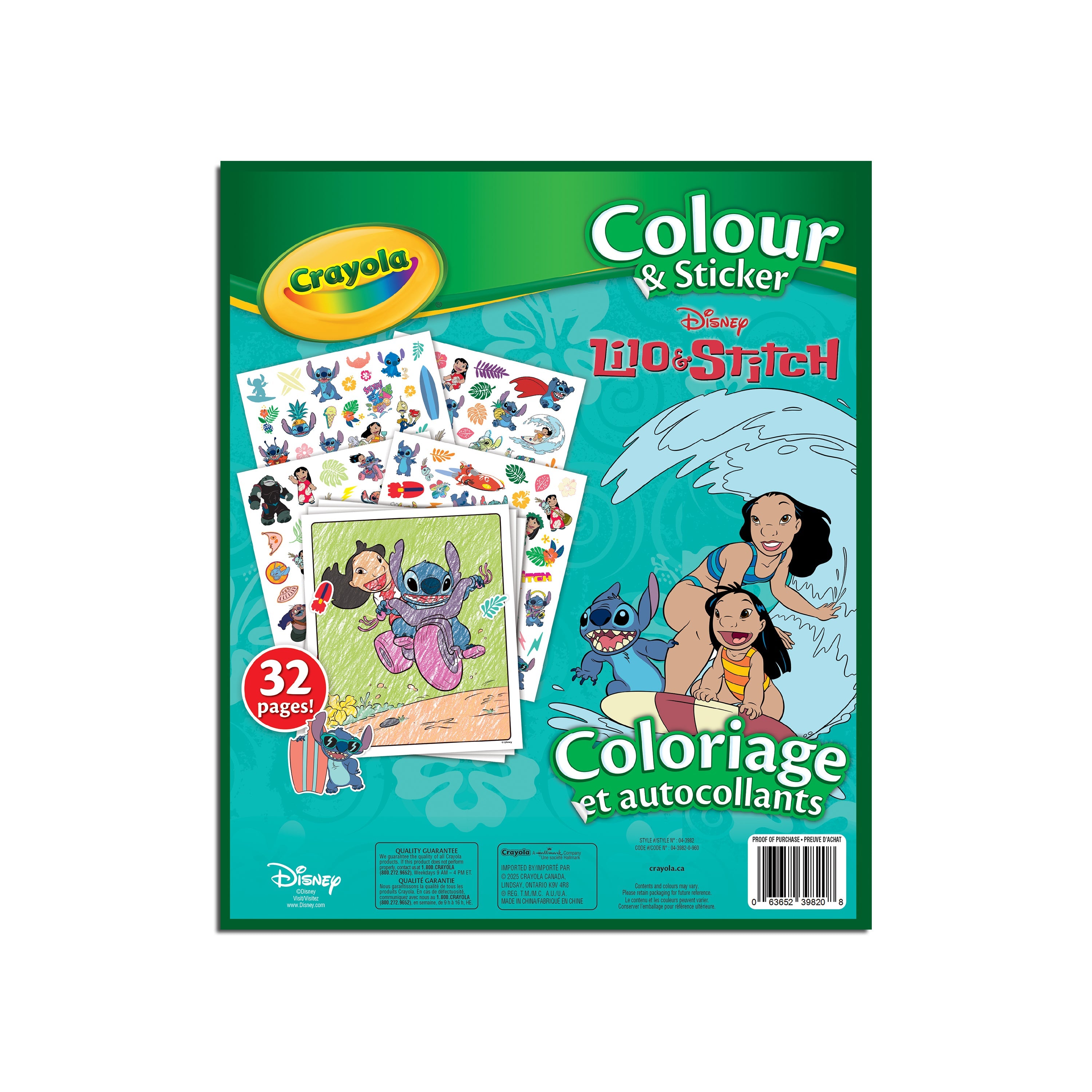 Crayola Colour & Sticker - Lilo & Stitch