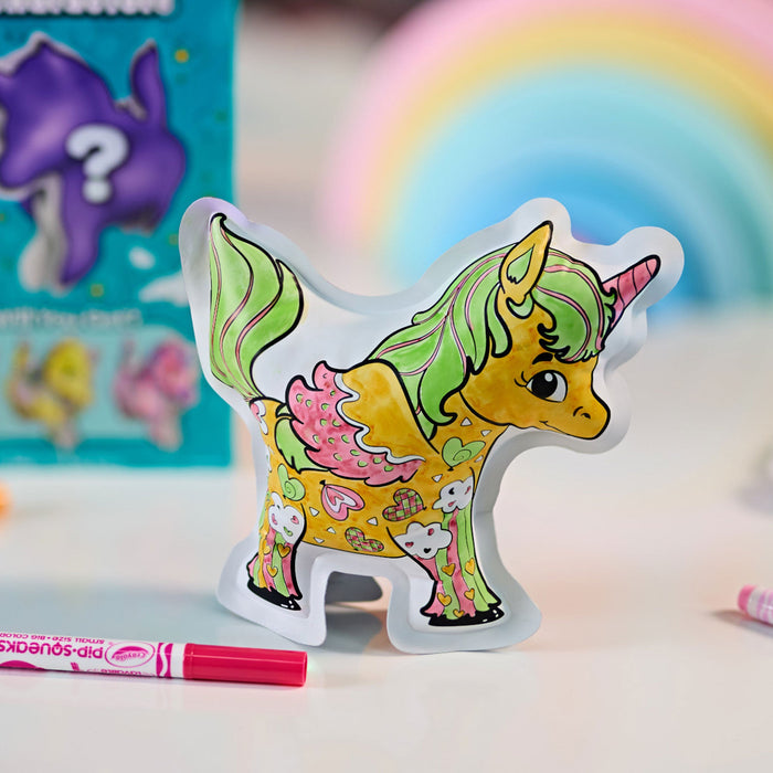 Crayola POPs 3D Activity Set, Inflatable Characters - Unicorn