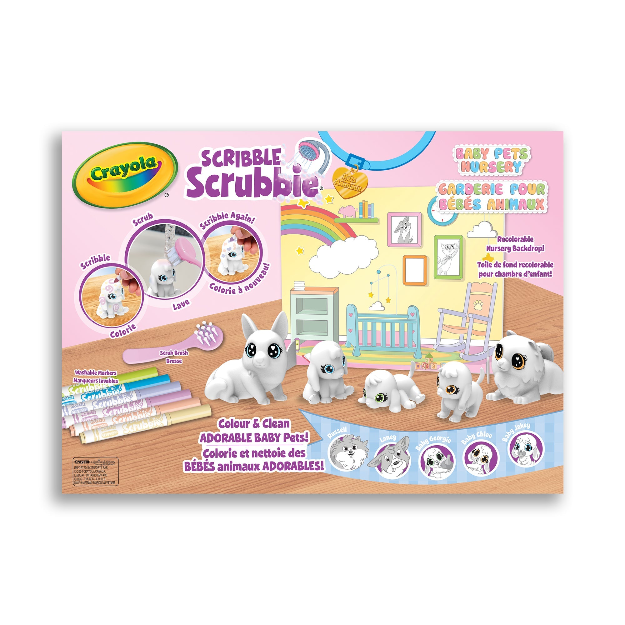 Crayola Scribble Scrubbie Baby Pets Nursery