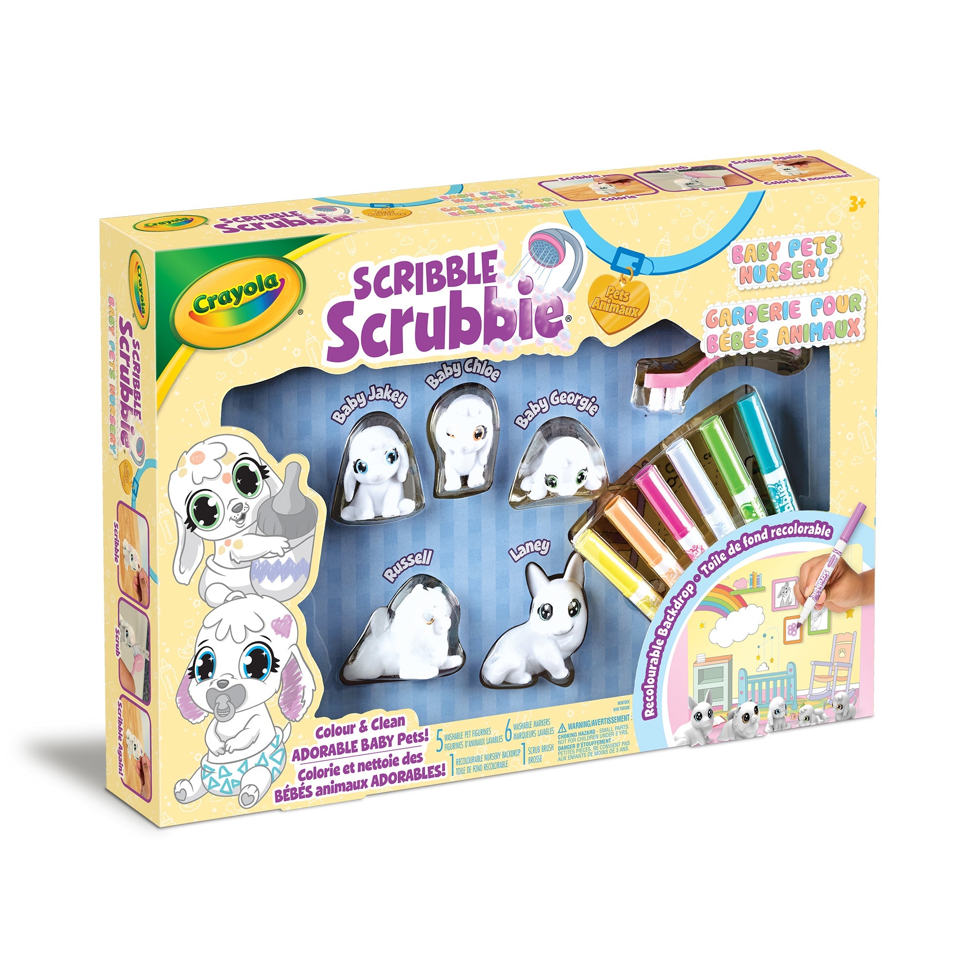 Crayola Scribble Scrubbie Baby Pets Nursery