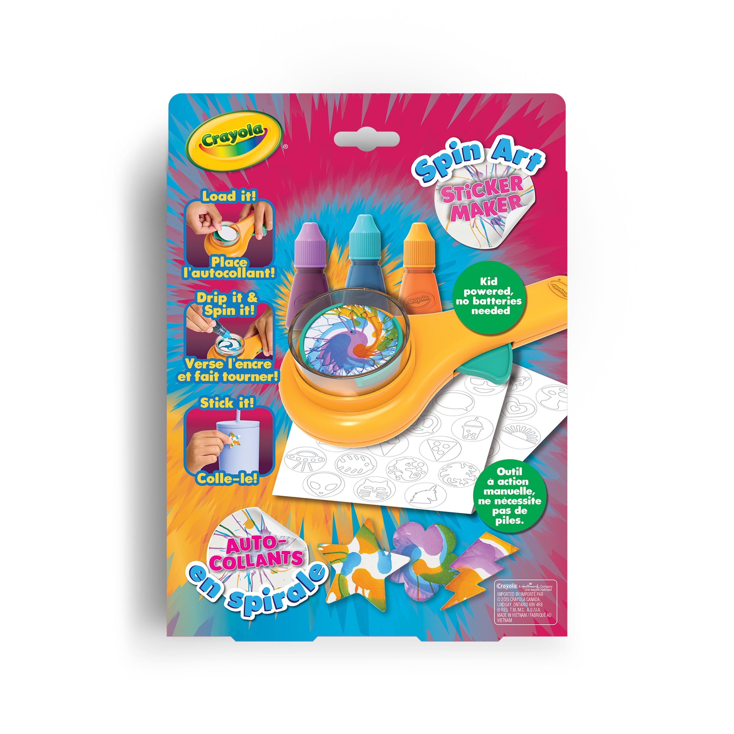 Crayola Spin Art Sticker Maker