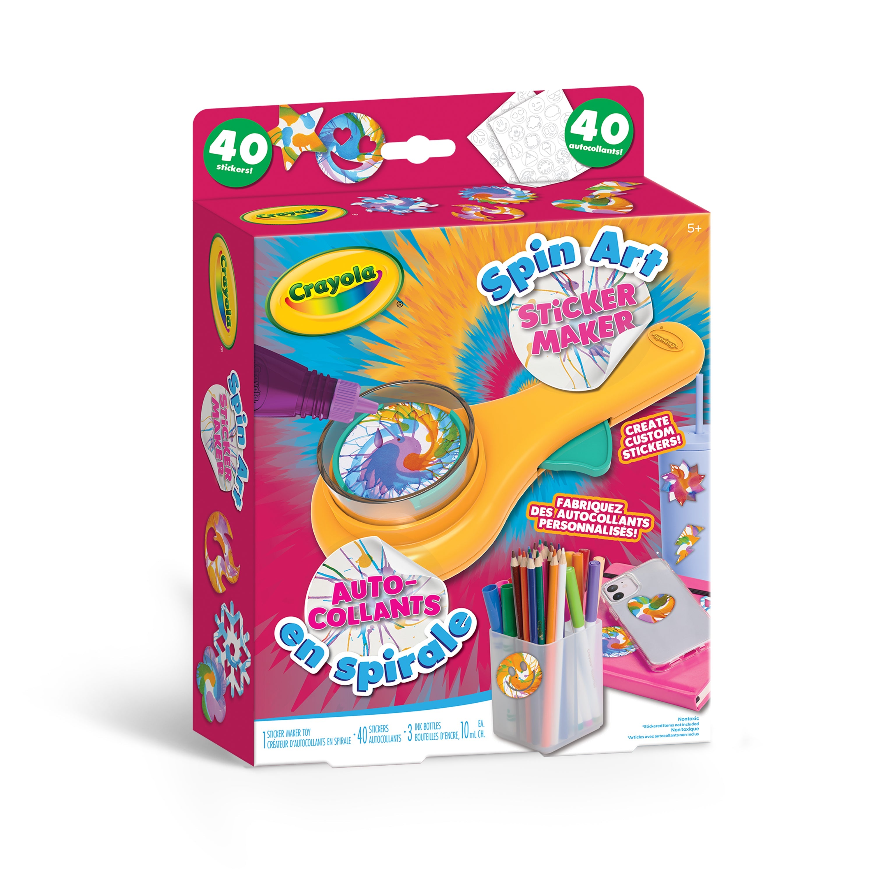 Crayola Spin Art Sticker Maker