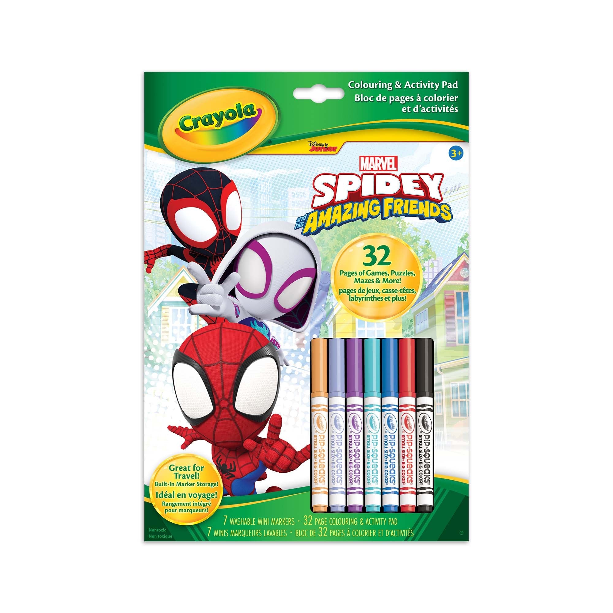 Crayola Spidey and His Amazing Friends Colouring & Activity Pad