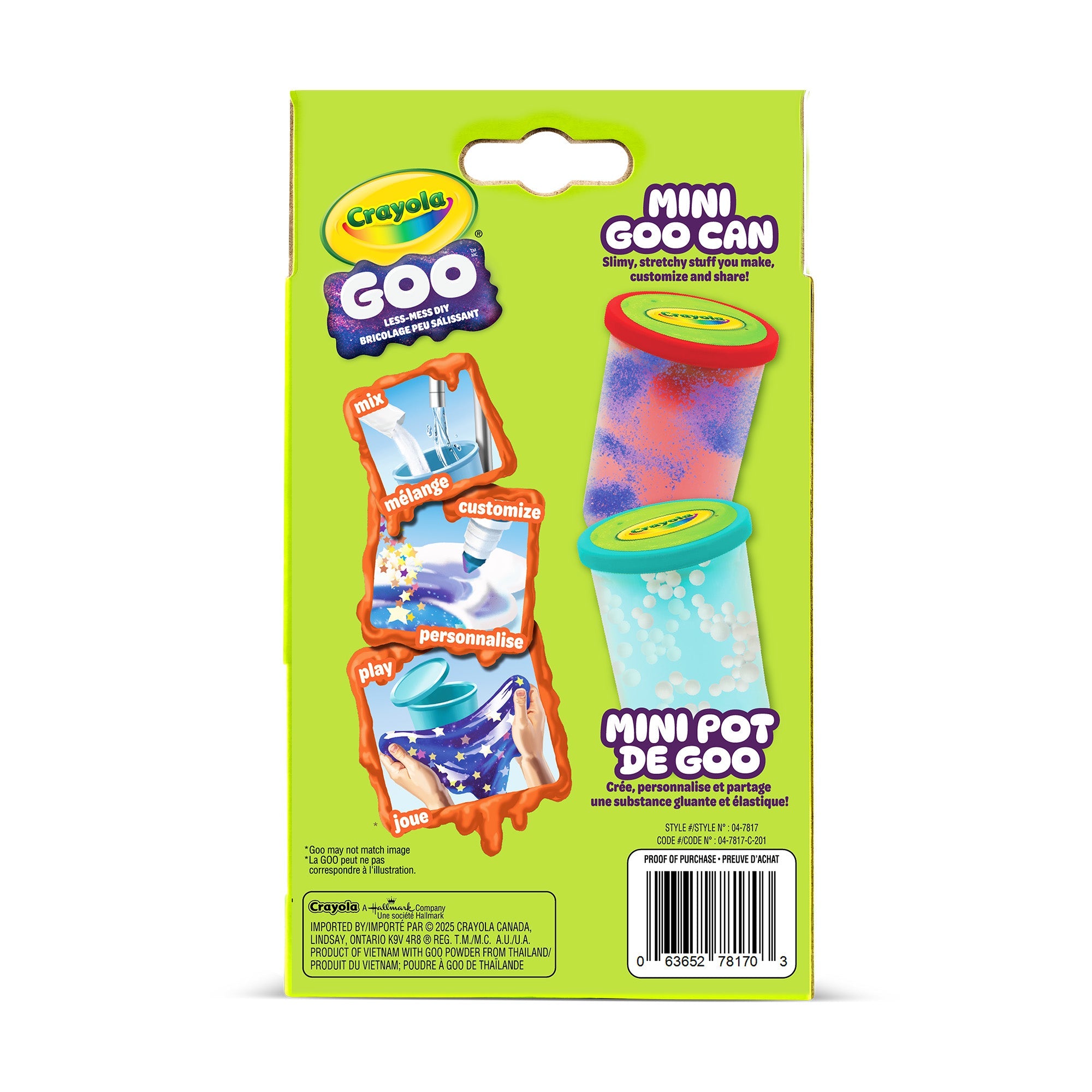 Crayola Mini Goo Cans