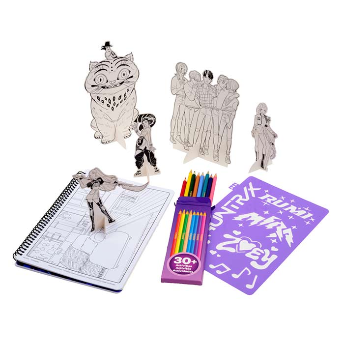 Crayola K-Pop Demon Hunters Colour & Sketch Activity Pad – Licensed KDH Activity Pad (Ages 6+)