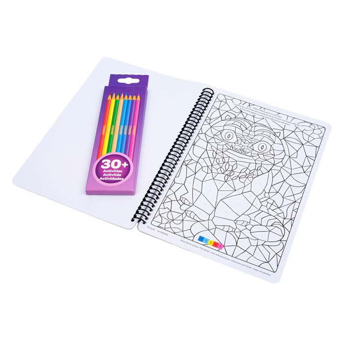 Crayola K-Pop Demon Hunters Colour & Sketch Activity Pad – Licensed KDH Activity Pad (Ages 6+)
