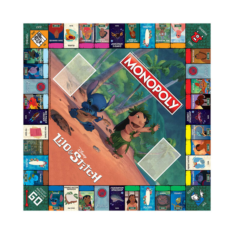 Monopoly Disney's Lilo And Stitch