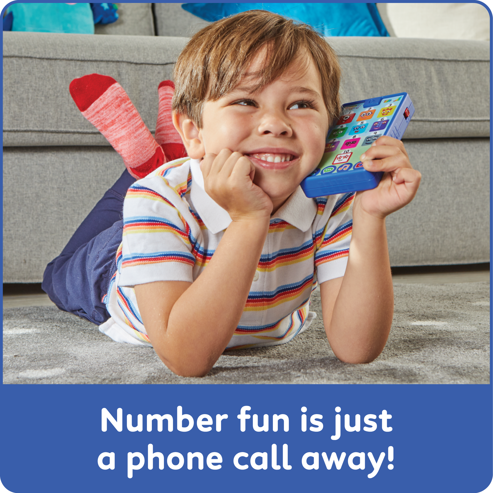 Hand2Mind Numberblocks Number Fun Learning Phone – Interactive Counting Toy for Toddlers (Ages 3+)