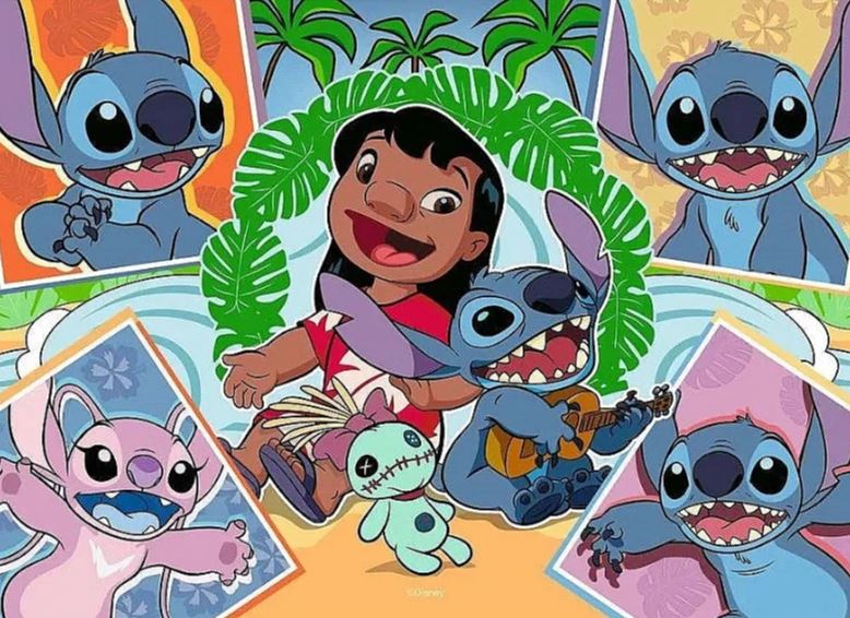 Stitch 4x100 Bumper Puzzle Pack