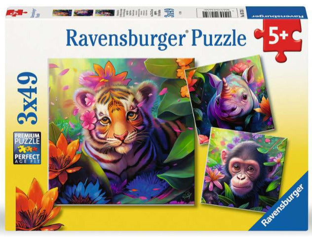 Ravensburger Jungle Babies 3x49 pc Puzzle