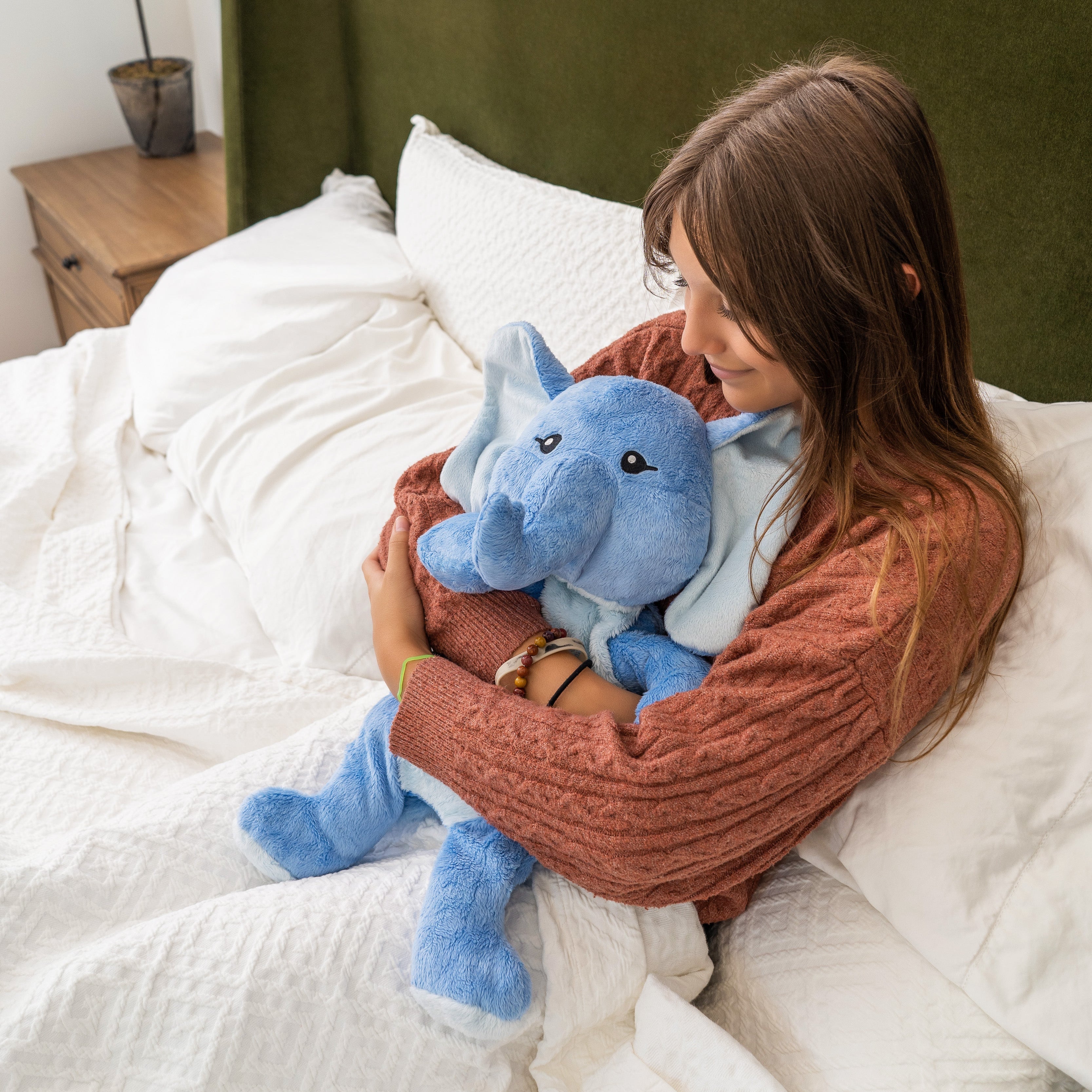 Hugimals Emory the Elephant – 4.5 lb Weighted Stuffed Animal for Calm & Comfort (Ages 2+)