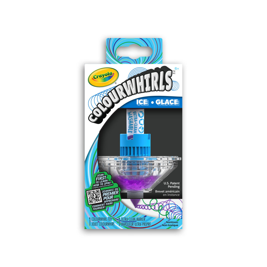 Crayola Arctic Spin Colour Whirls – Spin Art Activity Kit for Kids