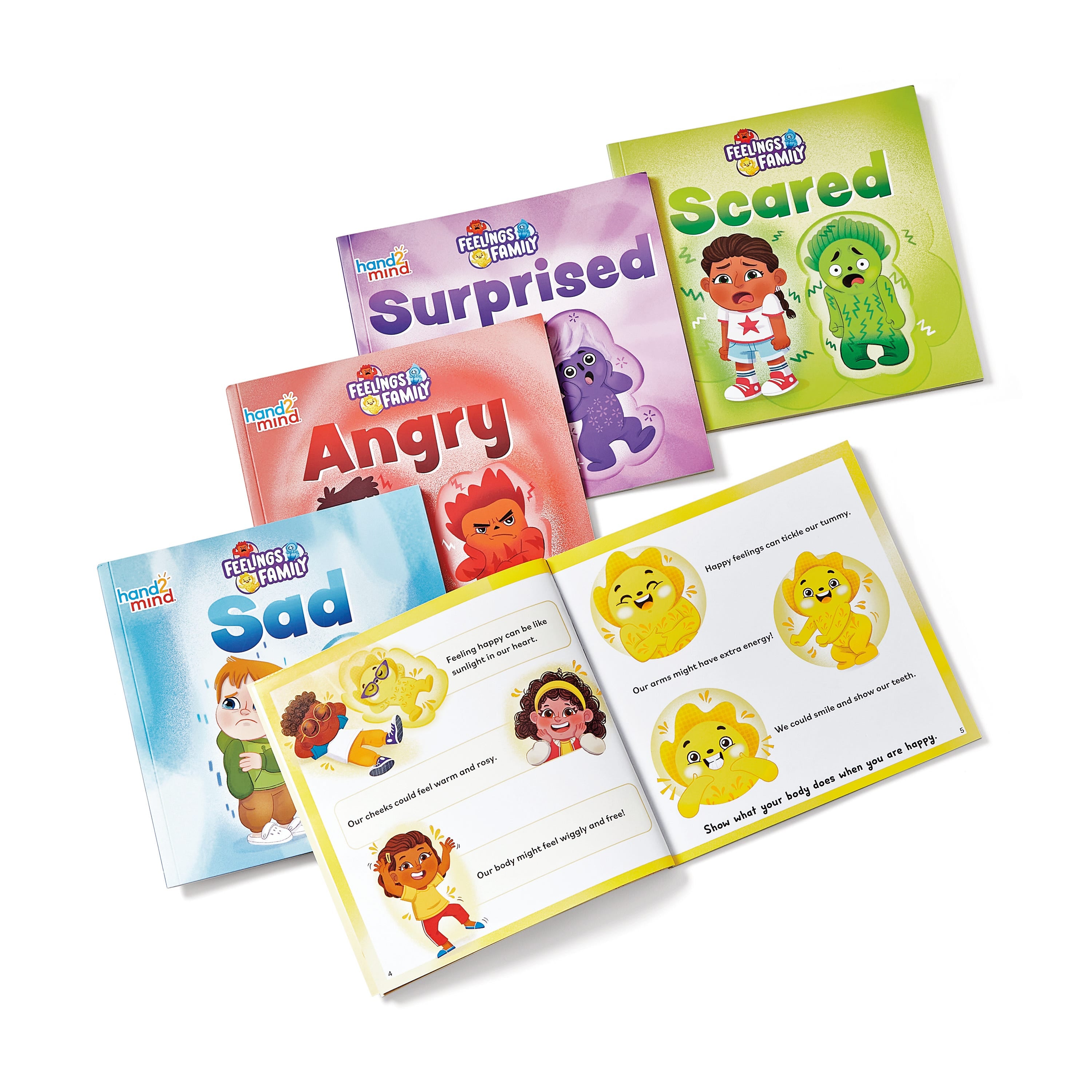 Hand 2 Mind Feeling Family - Happy, Sad, Angry, Surprised and Scared