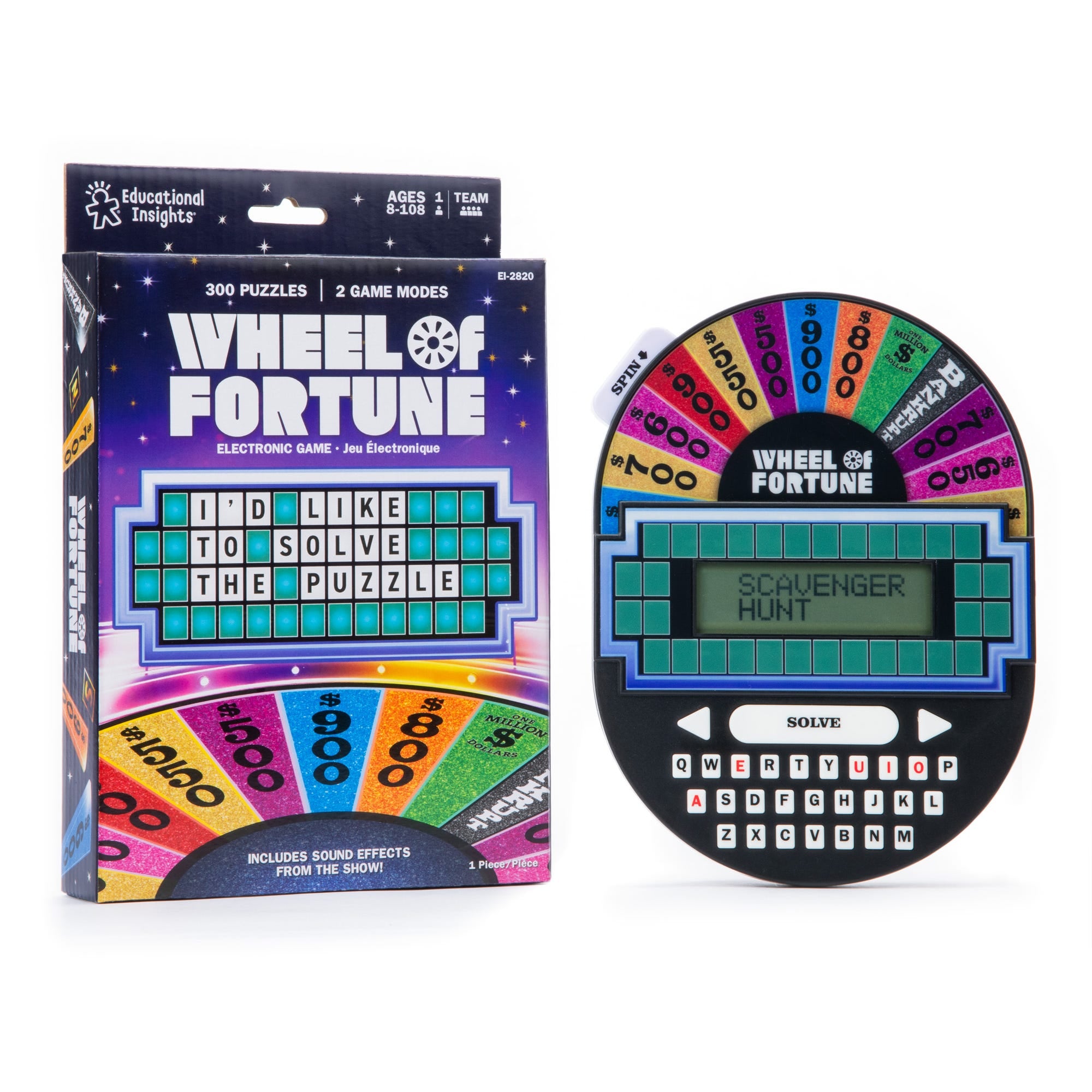 Educational Insights Wheel of Fortune Electronic Game