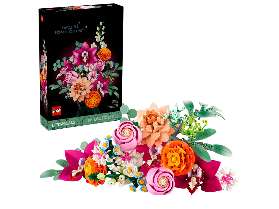 Lego Pretty Pink Flower Bouquet (10342)