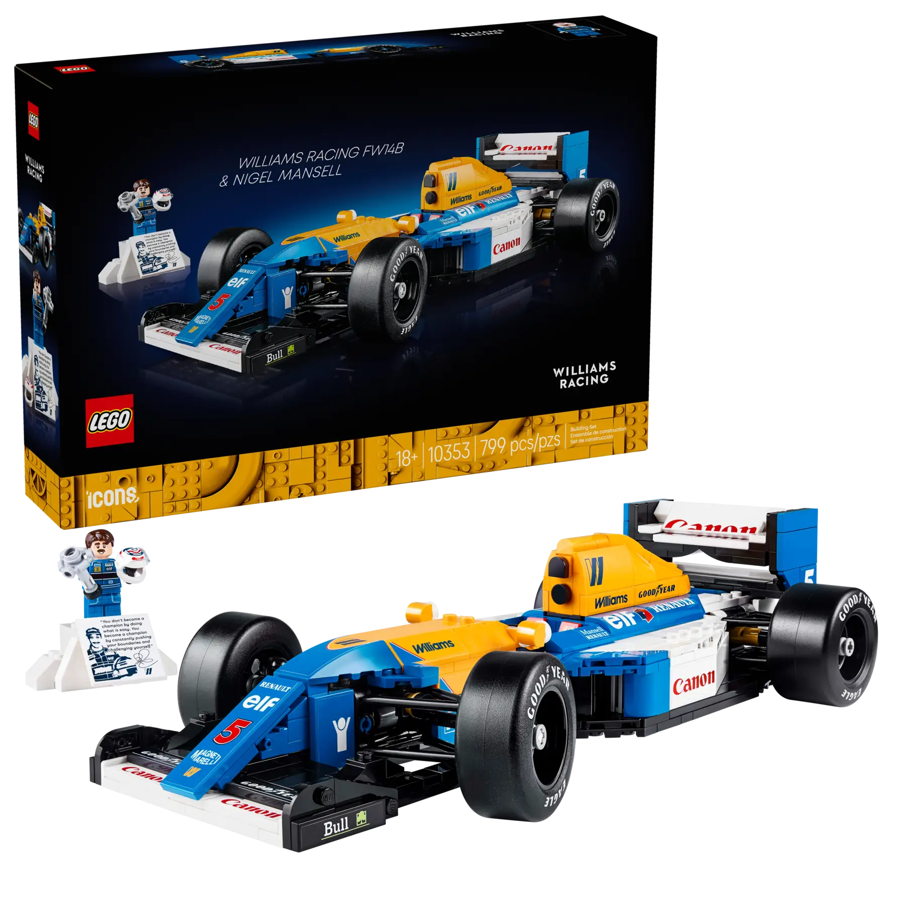 Lego Williams Racing FW14B & Nigel Mansel (10353)