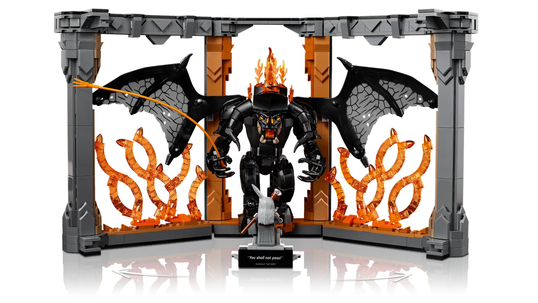 Lego The Lord of the Rings: Balrog™ Book Nook (10367)