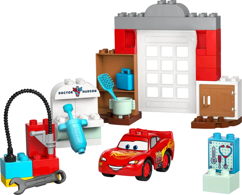 Lego McQueen's Visit to Doc's Garage (10456)