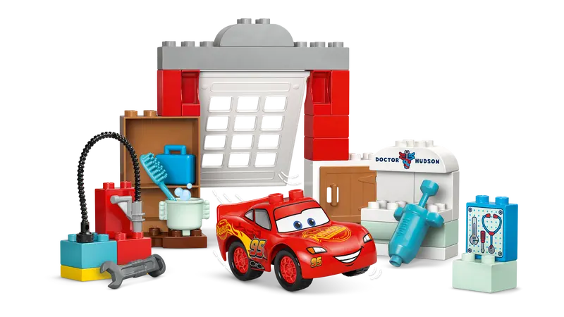 Lego McQueen's Visit to Doc's Garage (10456)