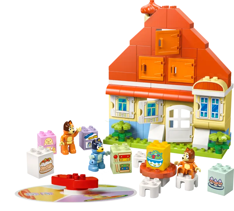 Lego Bluey's Family House with Memory Game (10459)