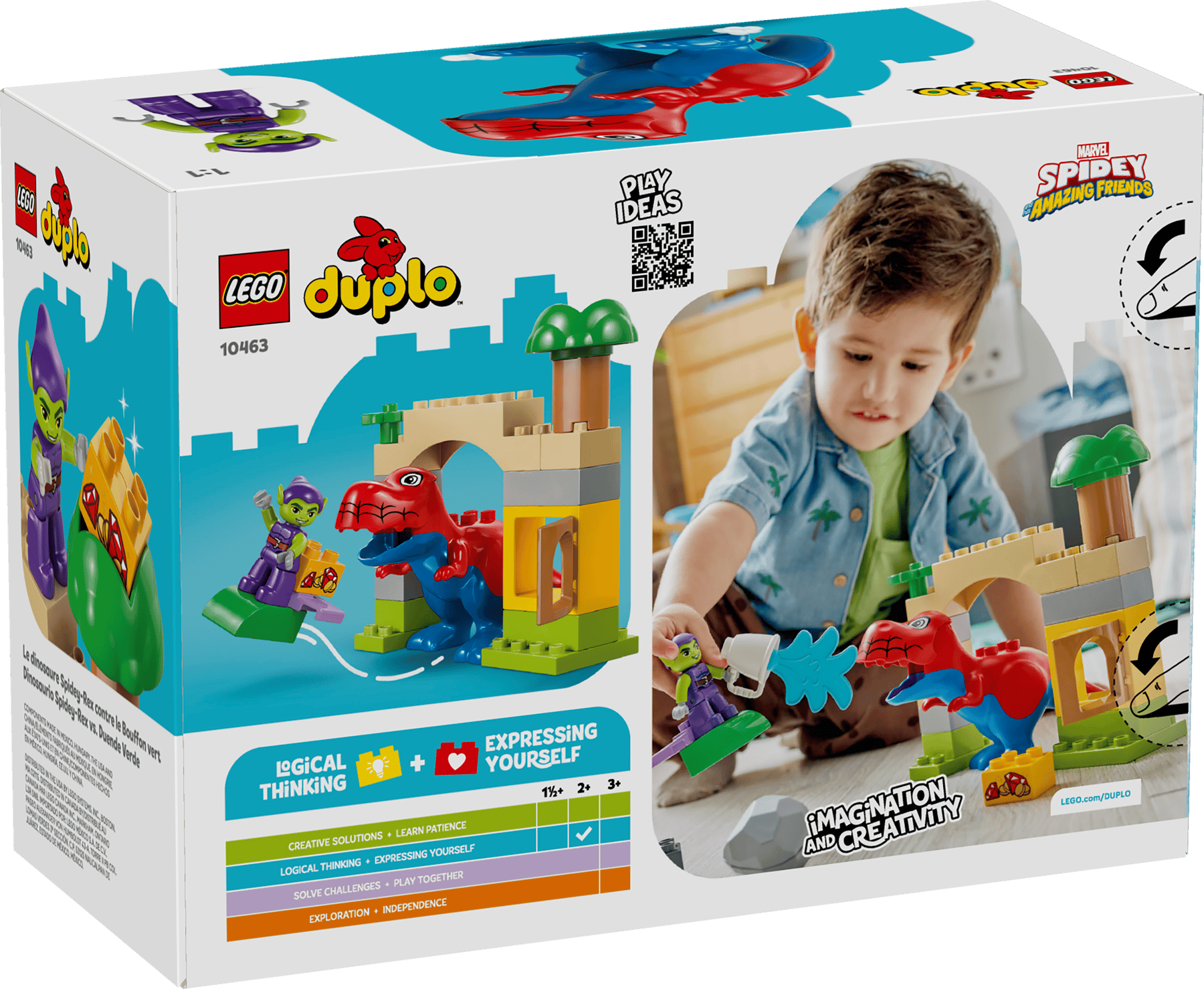 Lego DUPLO Marvel Dinosaur Spidey-Rex vs. Green Goblin