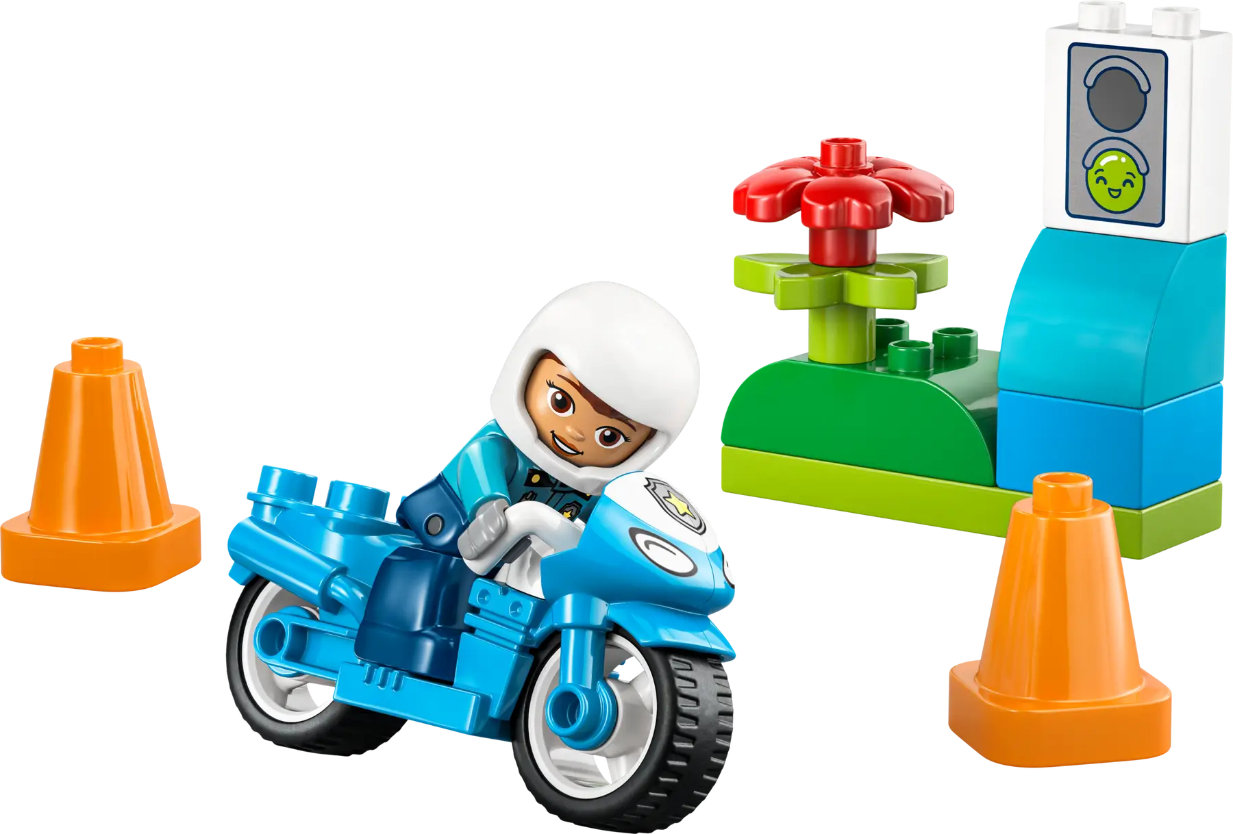 Lego Blue Police Motorcycle  (10471)