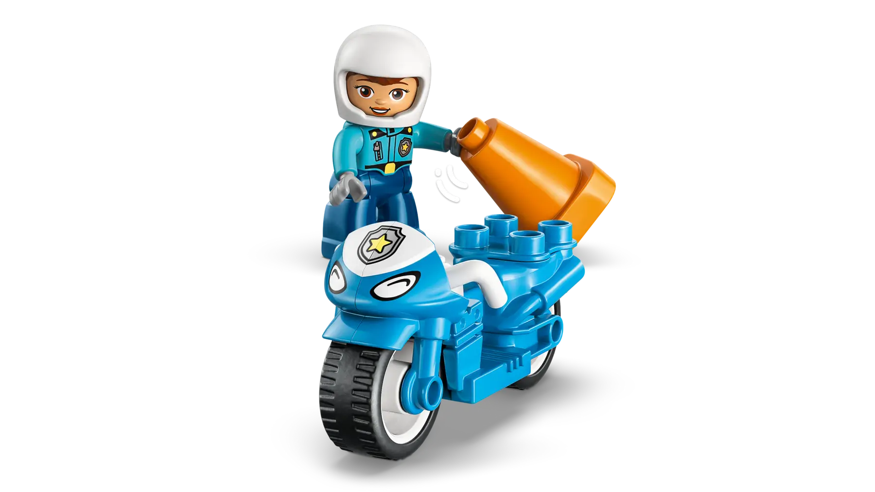 Lego Blue Police Motorcycle  (10471)