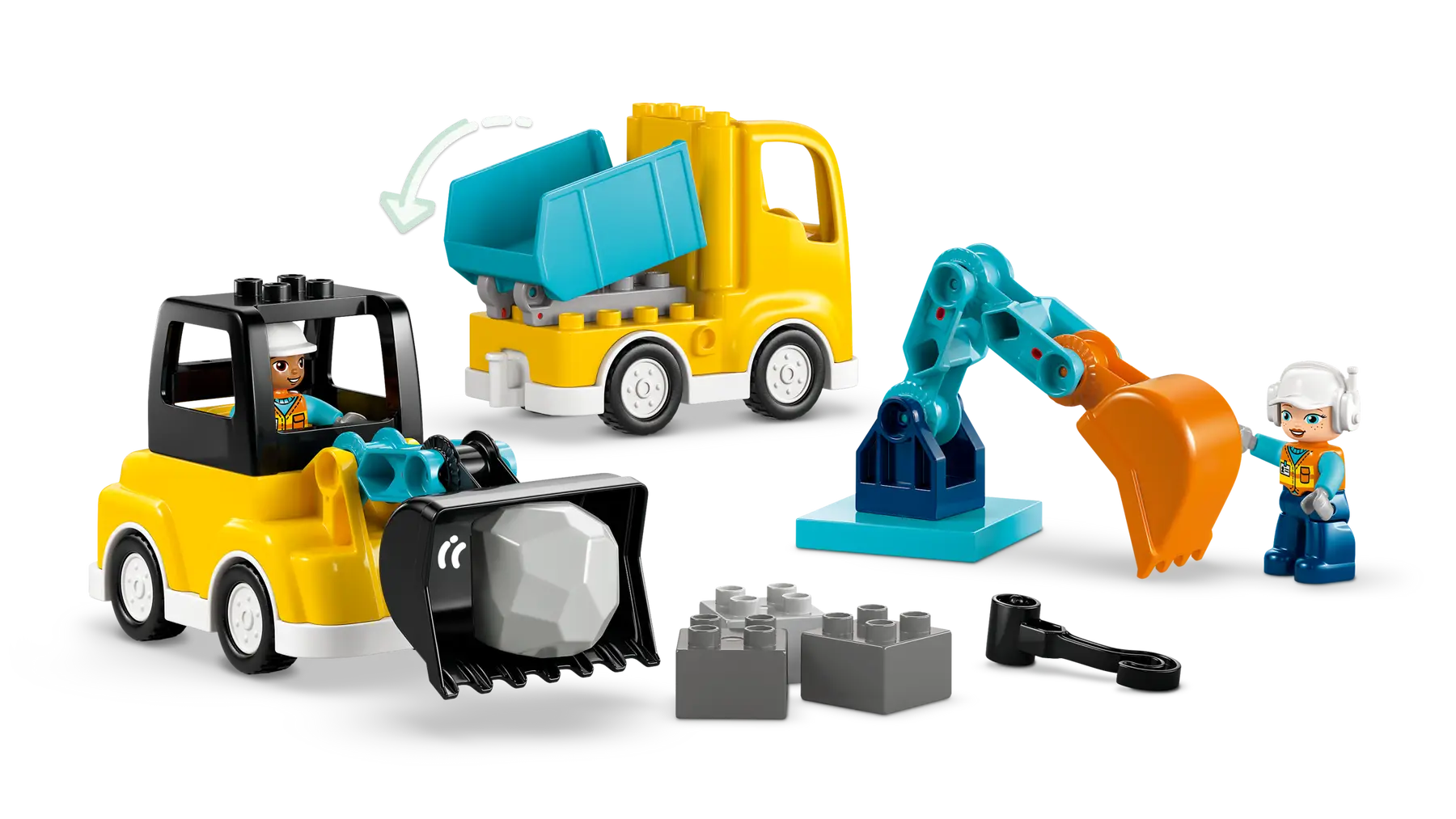Lego 3 in 1 Construction Vehicles  (10475)
