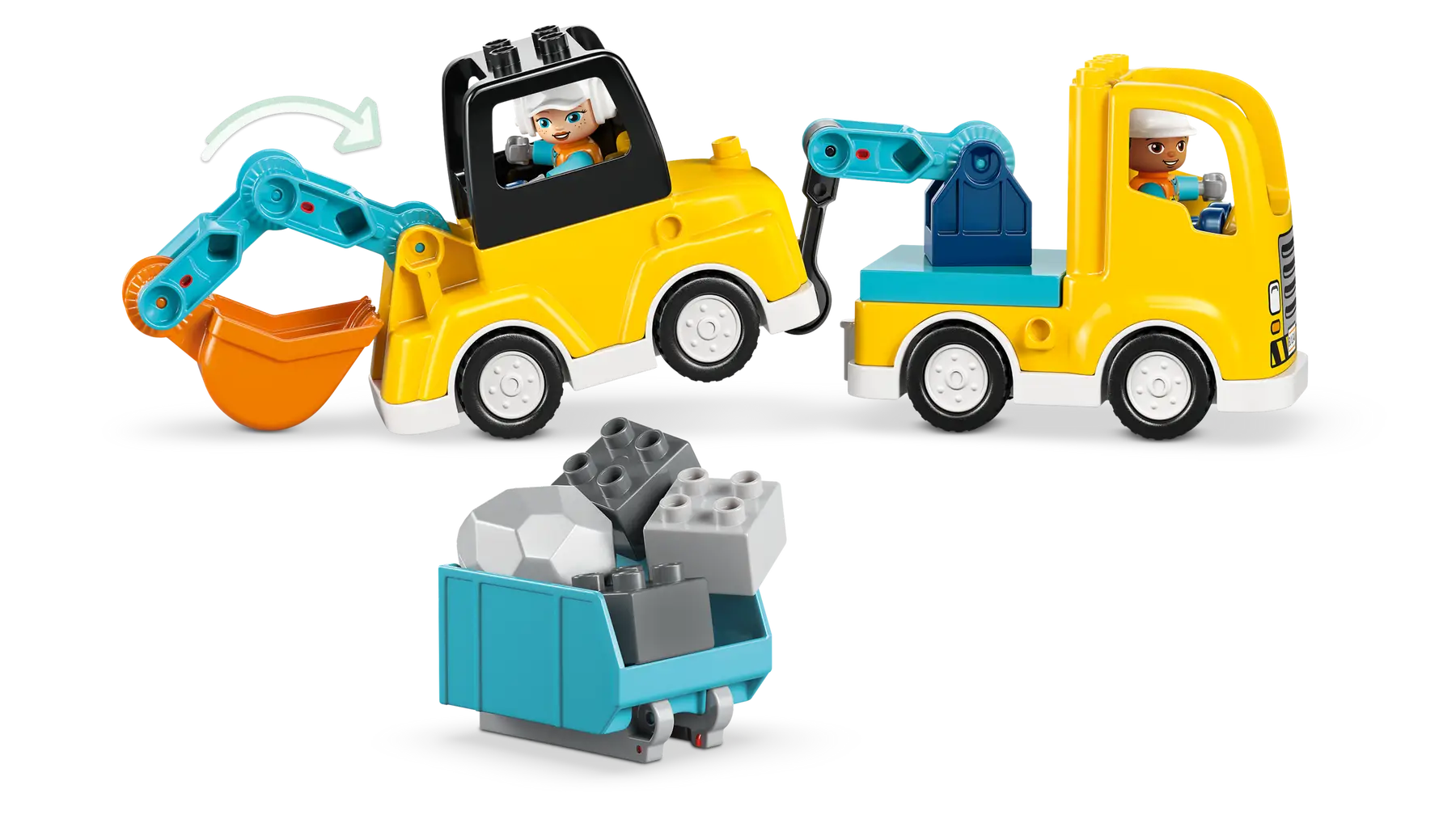 Lego 3 in 1 Construction Vehicles  (10475)