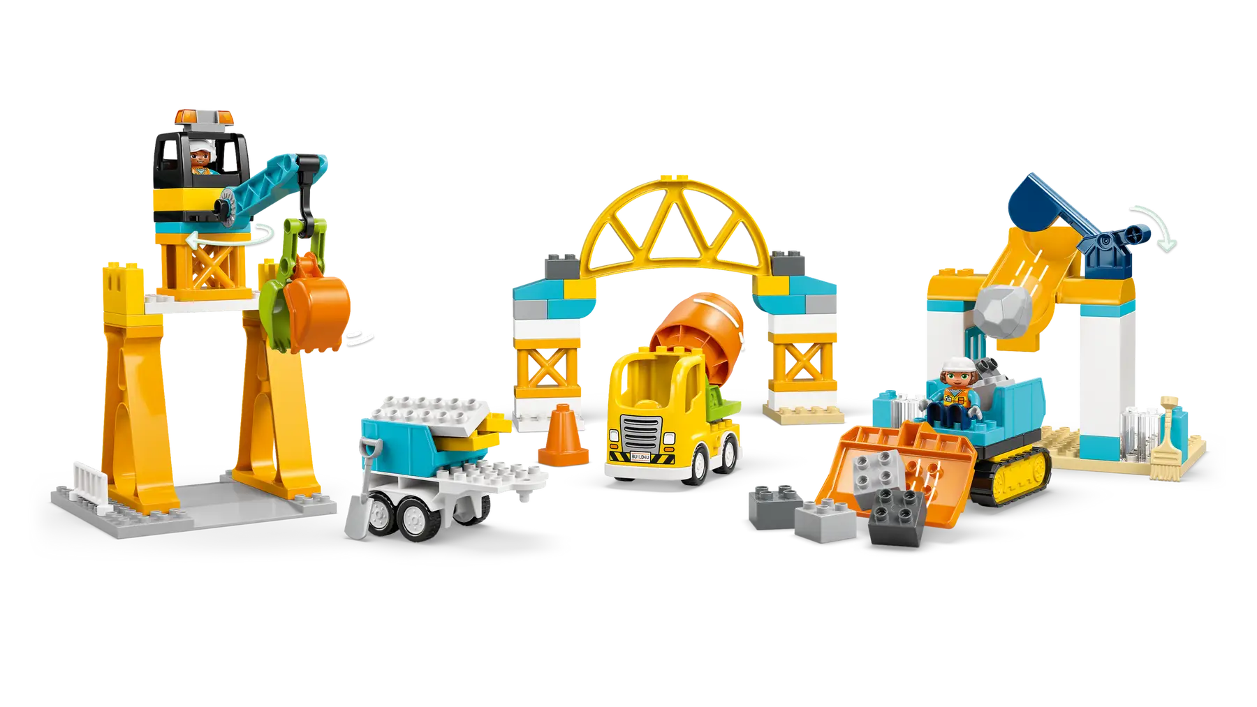 Lego 3 in 1 Construction Site and Vehicles (10476)