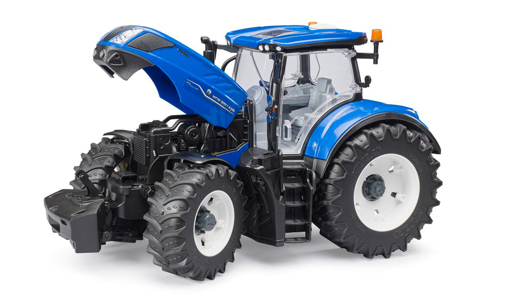 Bruder New Holland T7.340 Tractor – 1:16 Premium Farm Toy with Opening Doors (Ages 4+)
