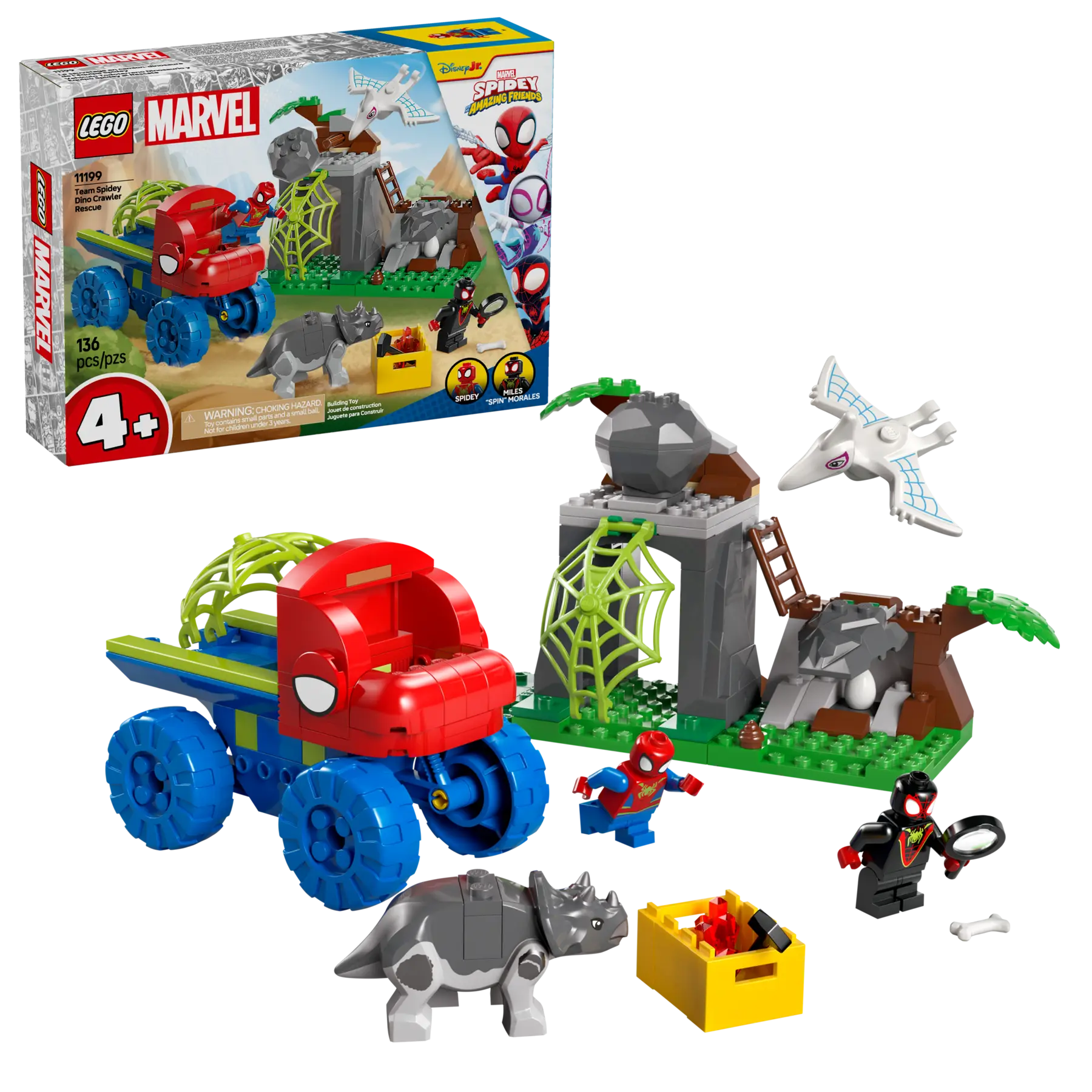 Lego Team Spidey Dino Crawler Res.. (11199)