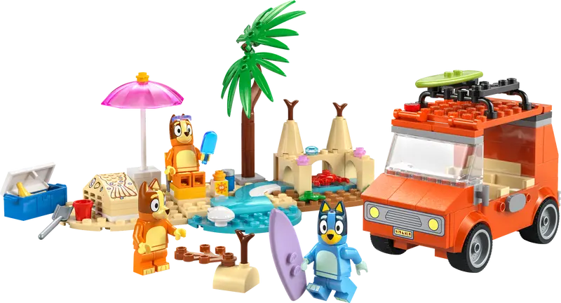 Lego Bluey's Beach & Family Car Trip (11202)