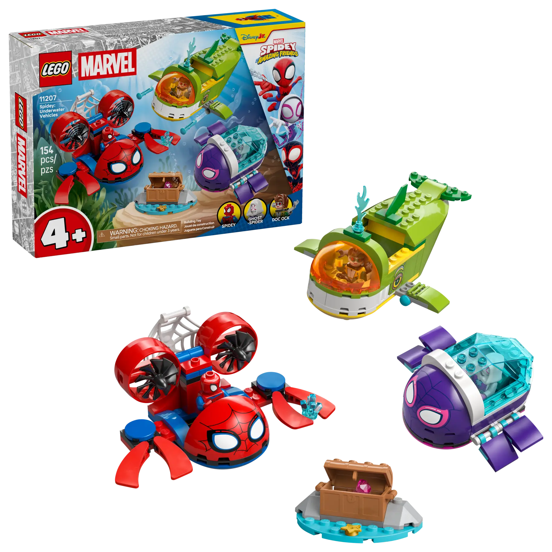 Lego Spidey: Underwater Vehicles  (11207)