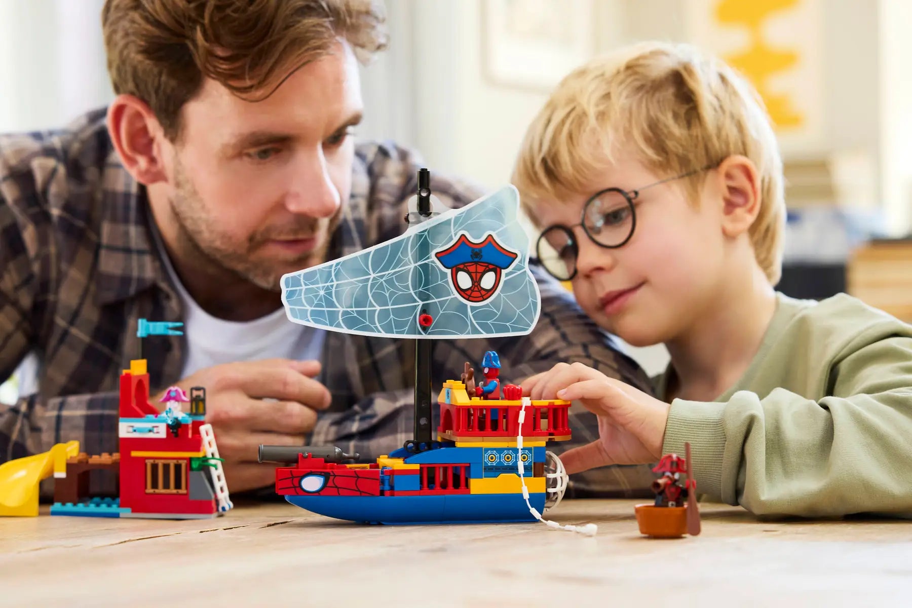 Lego Team Spidey Pirate Ship  (11208)